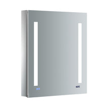 Load image into Gallery viewer, Fresca Tiempo 24&quot; Wide x 30&quot; Tall Bathroom Medicine Cabinet w/ LED Lighting &amp; Defogger- Fresca