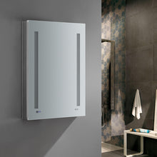 Load image into Gallery viewer, Fresca Tiempo 24&quot; Wide x 36&quot; Tall Bathroom Medicine Cabinet w/ LED Lighting &amp; Defogger- Fresca