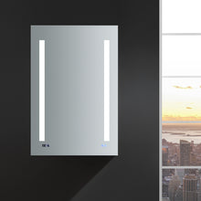 Load image into Gallery viewer, Fresca Tiempo 24&quot; Wide x 36&quot; Tall Bathroom Medicine Cabinet w/ LED Lighting &amp; Defogger- Fresca