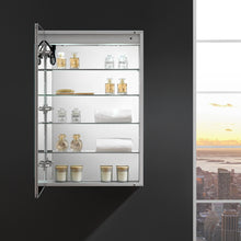 Load image into Gallery viewer, Fresca Tiempo 24&quot; Wide x 36&quot; Tall Bathroom Medicine Cabinet w/ LED Lighting &amp; Defogger- Fresca