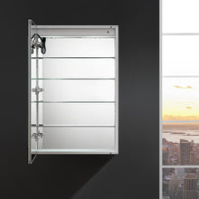 Load image into Gallery viewer, Fresca Tiempo 24&quot; Wide x 36&quot; Tall Bathroom Medicine Cabinet w/ LED Lighting &amp; Defogger- Fresca