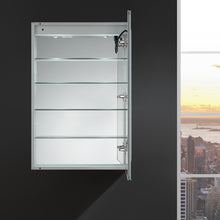 Load image into Gallery viewer, Fresca Tiempo 24&quot; Wide x 36&quot; Tall Bathroom Medicine Cabinet w/ LED Lighting &amp; Defogger- Fresca