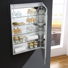 Load image into Gallery viewer, Fresca Tiempo 24&quot; Wide x 36&quot; Tall Bathroom Medicine Cabinet w/ LED Lighting &amp; Defogger- Fresca