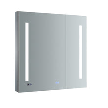 Load image into Gallery viewer, Fresca Tiempo 30&quot; Wide x 30&quot; Tall Bathroom Medicine Cabinet w/ LED Lighting &amp; Defogger- Fresca