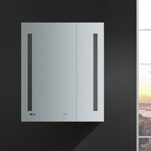 Load image into Gallery viewer, Fresca Tiempo 30&quot; Wide x 36&quot; Tall Bathroom Medicine Cabinet w/ LED Lighting &amp; Defogger- Fresca