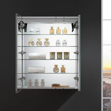 Load image into Gallery viewer, Fresca Tiempo 30&quot; Wide x 36&quot; Tall Bathroom Medicine Cabinet w/ LED Lighting &amp; Defogger- Fresca