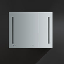 Load image into Gallery viewer, Fresca Tiempo 36&quot; Wide x 30&quot; Tall Bathroom Medicine Cabinet w/ LED Lighting &amp; Defogger- Fresca
