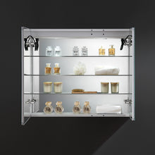 Load image into Gallery viewer, Fresca Tiempo 36&quot; Wide x 30&quot; Tall Bathroom Medicine Cabinet w/ LED Lighting &amp; Defogger- Fresca