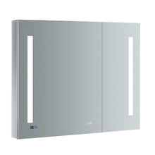 Load image into Gallery viewer, Fresca Tiempo 36&quot; Wide x 30&quot; Tall Bathroom Medicine Cabinet w/ LED Lighting &amp; Defogger- Fresca
