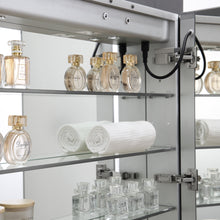 Load image into Gallery viewer, Fresca Tiempo 36" Wide x 36" Tall Bathroom Medicine Cabinet w/ LED Lighting &amp; Defogger- Fresca