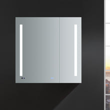 Load image into Gallery viewer, Fresca Tiempo 36" Wide x 36" Tall Bathroom Medicine Cabinet w/ LED Lighting &amp; Defogger- Fresca