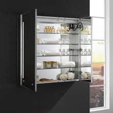 Load image into Gallery viewer, Fresca Tiempo 36" Wide x 36" Tall Bathroom Medicine Cabinet w/ LED Lighting &amp; Defogger- Fresca