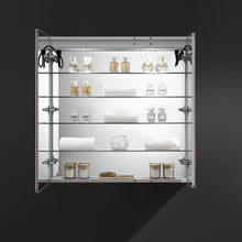 Load image into Gallery viewer, Fresca Tiempo 36" Wide x 36" Tall Bathroom Medicine Cabinet w/ LED Lighting &amp; Defogger- Fresca