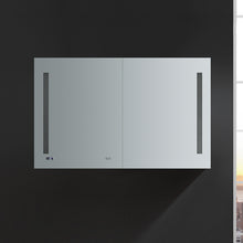 Load image into Gallery viewer, Fresca Tiempo 48&quot; Wide x 30&quot; Tall Bathroom Medicine Cabinet w/ LED Lighting &amp; Defogger- Fresca