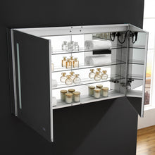 Load image into Gallery viewer, Fresca Tiempo 48&quot; Wide x 30&quot; Tall Bathroom Medicine Cabinet w/ LED Lighting &amp; Defogger- Fresca