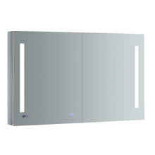 Load image into Gallery viewer, Fresca Tiempo 48&quot; Wide x 30&quot; Tall Bathroom Medicine Cabinet w/ LED Lighting &amp; Defogger- Fresca