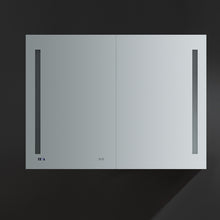 Load image into Gallery viewer, Fresca Tiempo 48&quot; Wide x 36&quot; Tall Bathroom Medicine Cabinet w/ LED Lighting &amp; Defogger- Fresca