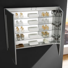 Load image into Gallery viewer, Fresca Tiempo 48&quot; Wide x 36&quot; Tall Bathroom Medicine Cabinet w/ LED Lighting &amp; Defogger- Fresca