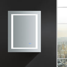 Load image into Gallery viewer, Fresca Spazio 24&quot; Wide x 30&quot; Tall Bathroom Medicine Cabinet w/ LED Lighting &amp; Defogger- Fresca