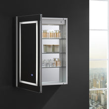 Load image into Gallery viewer, Fresca Spazio 24&quot; Wide x 30&quot; Tall Bathroom Medicine Cabinet w/ LED Lighting &amp; Defogger- Fresca