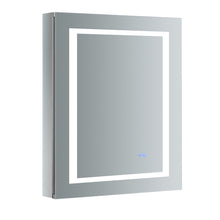 Load image into Gallery viewer, Fresca Spazio 24&quot; Wide x 30&quot; Tall Bathroom Medicine Cabinet w/ LED Lighting &amp; Defogger- Fresca