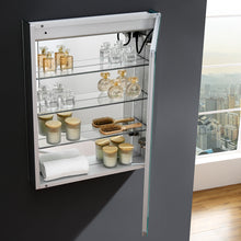 Load image into Gallery viewer, Fresca Spazio 24&quot; Wide x 30&quot; Tall Bathroom Medicine Cabinet w/ LED Lighting &amp; Defogger- Fresca