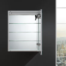 Load image into Gallery viewer, Fresca Spazio 24&quot; Wide x 30&quot; Tall Bathroom Medicine Cabinet w/ LED Lighting &amp; Defogger- Fresca
