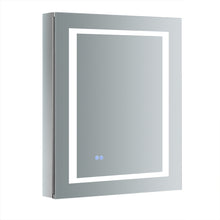 Load image into Gallery viewer, Fresca Spazio 24&quot; Wide x 30&quot; Tall Bathroom Medicine Cabinet w/ LED Lighting &amp; Defogger- Fresca