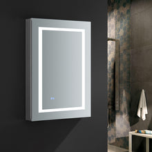 Load image into Gallery viewer, Fresca Spazio 24&quot; Wide x 36&quot; Tall Bathroom Medicine Cabinet w/ LED Lighting &amp; Defogger- Fresca
