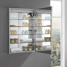 Load image into Gallery viewer, Fresca Spazio 24&quot; Wide x 36&quot; Tall Bathroom Medicine Cabinet w/ LED Lighting &amp; Defogger- Fresca