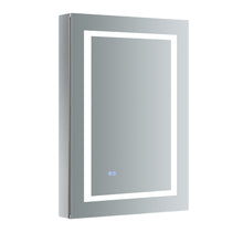 Load image into Gallery viewer, Fresca Spazio 24&quot; Wide x 36&quot; Tall Bathroom Medicine Cabinet w/ LED Lighting &amp; Defogger- Fresca