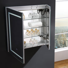 Load image into Gallery viewer, Fresca Spazio 30&quot; Wide x 30&quot; Tall Bathroom Medicine Cabinet w/ LED Lighting &amp; Defogger- Fresca