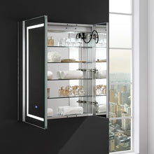 Load image into Gallery viewer, Fresca Spazio 30&quot; Wide x 36&quot; Tall Bathroom Medicine Cabinet w/ LED Lighting &amp; Defogger- Fresca