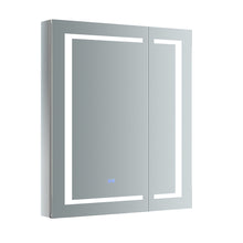 Load image into Gallery viewer, Fresca Spazio 30&quot; Wide x 36&quot; Tall Bathroom Medicine Cabinet w/ LED Lighting &amp; Defogger- Fresca