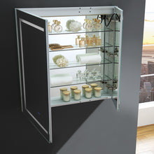 Load image into Gallery viewer, Fresca Spazio 36" Wide x 36" Tall Bathroom Medicine Cabinet w/ LED Lighting &amp; Defogger- Fresca