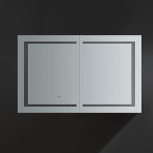 Load image into Gallery viewer, Fresca Spazio 48&quot; Wide x 30&quot; Tall Bathroom Medicine Cabinet w/ LED Lighting &amp; Defogger- Fresca