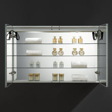 Load image into Gallery viewer, Fresca Spazio 48&quot; Wide x 30&quot; Tall Bathroom Medicine Cabinet w/ LED Lighting &amp; Defogger- Fresca
