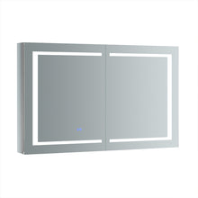 Load image into Gallery viewer, Fresca Spazio 48&quot; Wide x 30&quot; Tall Bathroom Medicine Cabinet w/ LED Lighting &amp; Defogger- Fresca