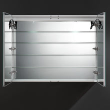 Load image into Gallery viewer, Fresca Spazio 48&quot; Wide x 36&quot; Tall Bathroom Medicine Cabinet w/ LED Lighting &amp; Defogger- Fresca