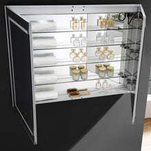 Load image into Gallery viewer, Fresca Spazio 48&quot; Wide x 36&quot; Tall Bathroom Medicine Cabinet w/ LED Lighting &amp; Defogger- Fresca