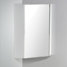 Load image into Gallery viewer, Fresca Coda 18&quot; White Corner Medicine Cabinet w/ Mirror Door- Fresca