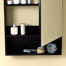 Load image into Gallery viewer, Fresca 24&quot; Espresso Bathroom Medicine Cabinet w/ Small Bottom Shelf- Fresca