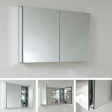 Load image into Gallery viewer, Fresca 40&quot; Wide x 26&quot; Tall Bathroom Medicine Cabinet w/ Mirrors- Fresca
