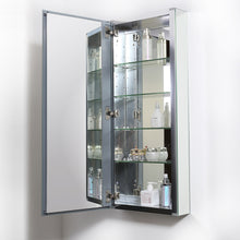 Load image into Gallery viewer, Fresca 15" Wide x 36" Tall Bathroom Medicine Cabinet w/ Mirrors- Fresca