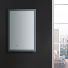 Load image into Gallery viewer, Fresca Angelo 24&quot; Wide x 30&quot; Tall Bathroom Mirror w/ Halo Style LED Lighting and Defogger- Fresca