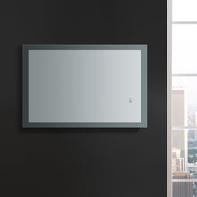 Load image into Gallery viewer, Fresca Angelo 24&quot; Wide x 30&quot; Tall Bathroom Mirror w/ Halo Style LED Lighting and Defogger- Fresca