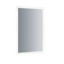 Load image into Gallery viewer, Fresca Angelo 24&quot; Wide x 30&quot; Tall Bathroom Mirror w/ Halo Style LED Lighting and Defogger- Fresca