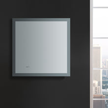 Load image into Gallery viewer, Fresca Angelo 24&quot; Wide x 36&quot; Tall Bathroom Mirror w/ Halo Style LED Lighting and Defogger- Fresca