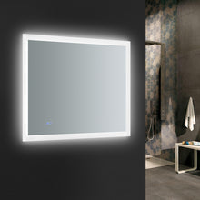 Load image into Gallery viewer, Fresca Angelo 30&quot; Wide x 30&quot; Tall Bathroom Mirror w/ Halo Style LED Lighting and Defogger- Fresca