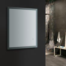 Load image into Gallery viewer, Fresca Angelo 30&quot; Wide x 30&quot; Tall Bathroom Mirror w/ Halo Style LED Lighting and Defogger- Fresca